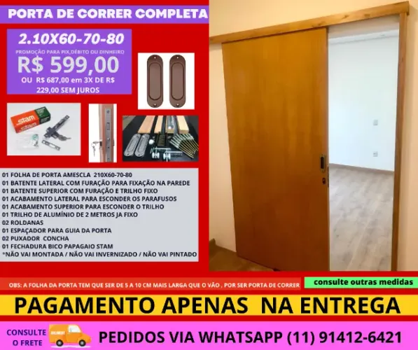 porta de correr com quarto cod pcq