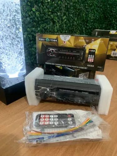 Som de carro First option bluetooth pendrive som automotivo 