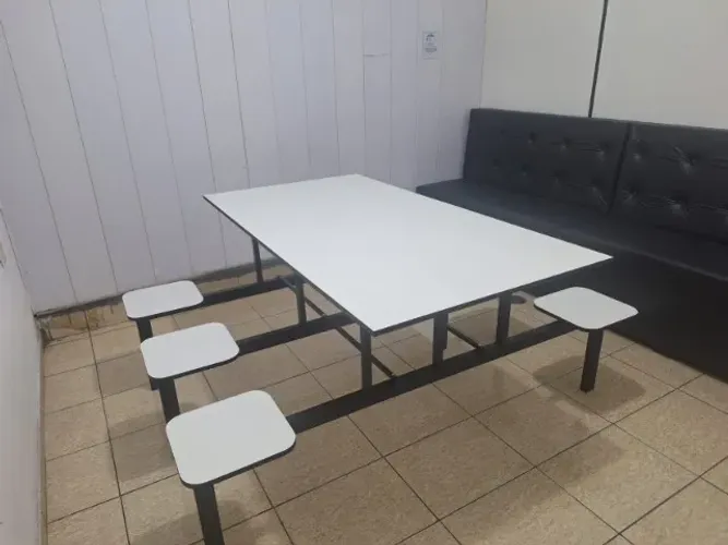 Mesa para refeitório com 06 lugares