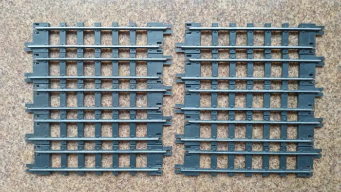 Ferrorama 10 Retas Pequenas - Dentes Inteiros - Cromo Restaurado