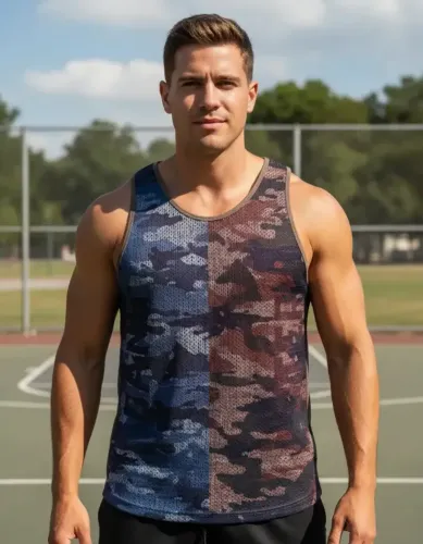 camiseta regata gangster masculina