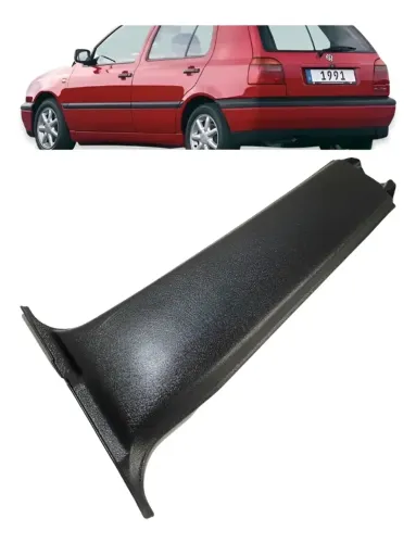 Moldura Inferior Coluna Esquerda Original Golf Glx Gl Mk3 Preto
