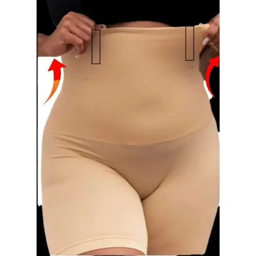 Short Modelador Cintura Alta  com barbatanas 
