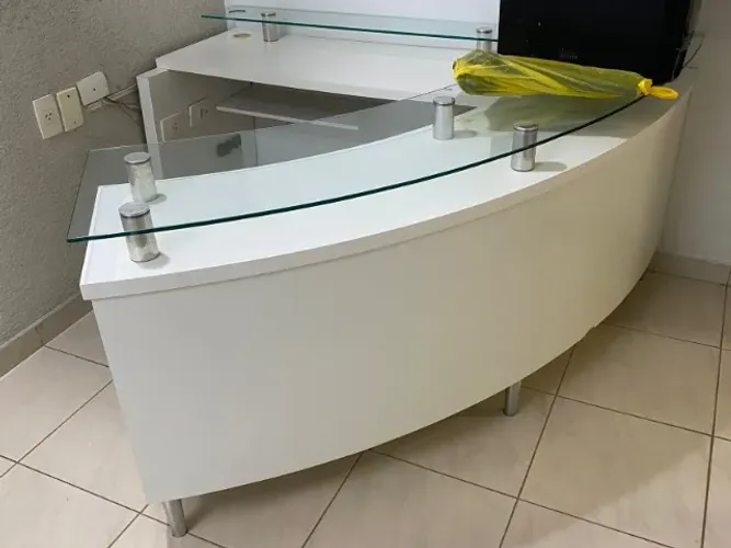 Balcão para recepção