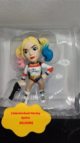 Colecionável Harley Quinn (Arlequina) - Metal