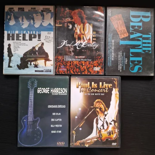 6 dvds Rock Beatles - Paul McCartney - George Harrison 
