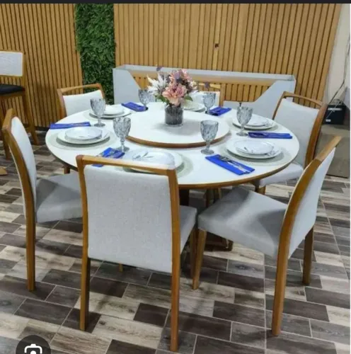 Mesa de jantar redonda