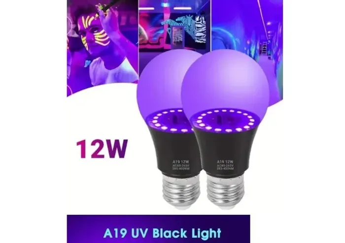 Lâmpada Uv Para Festas: Luzes Led Criam Atmosfera 12wa Arduino Automação COD-CP815 