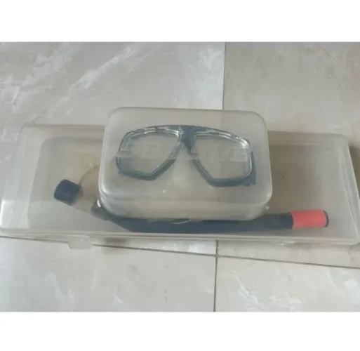 Kit mergulho infantil seasub preto FRETE GRÁTIS 