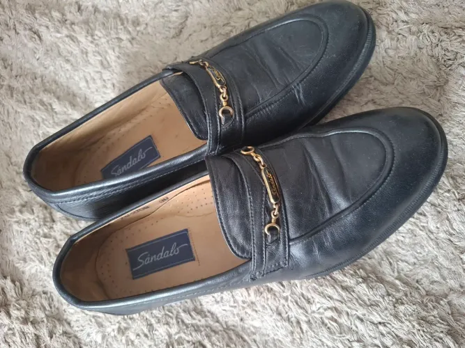 Sapato masculino de couro