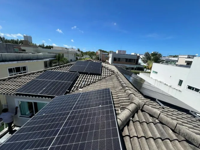 Instalação fotovoltaica 