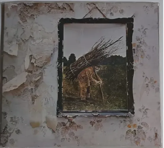 Led Zeppelin IV (Sem Titulo) UK LP 1971 - Etiqueta Rara sem Símbolos