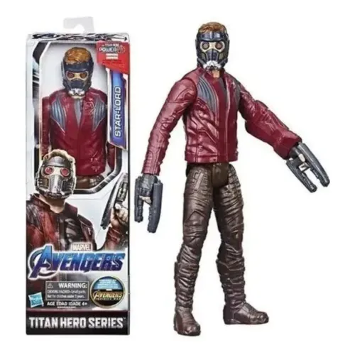 Boneco Star Lord Senhor das Estrelas Marvel Avengers 30cm Articulado Hasbro Lacrado