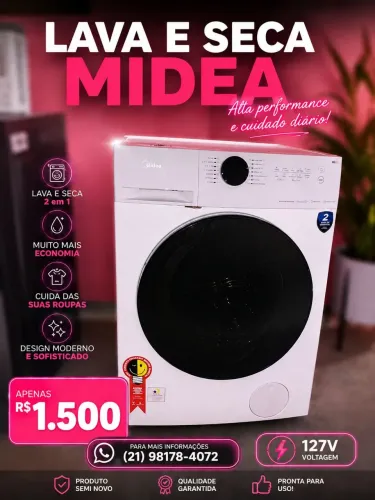 LAVA E SECA MIDEA - VENDO