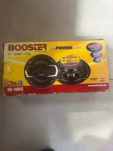 Alto-Falantes Booster BS-168S 1500W Na Caixa R$ 120,00