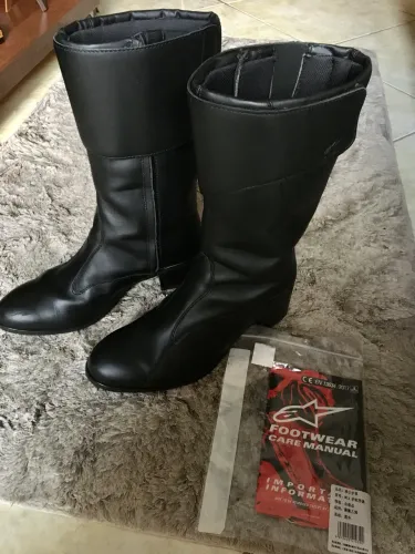 Bota Motociclista Feminina Alpinestars Touring Stella Vila V2 Drystar. Nr 38