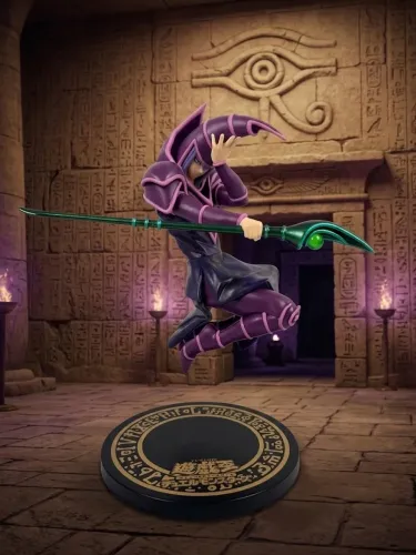 Action Figure Dark Magician (Mago Negro) Yu-Gi-Oh
