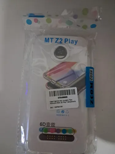 CAPINHA PROTETORA DE CELULAR - MOTO Z 2 PLAY