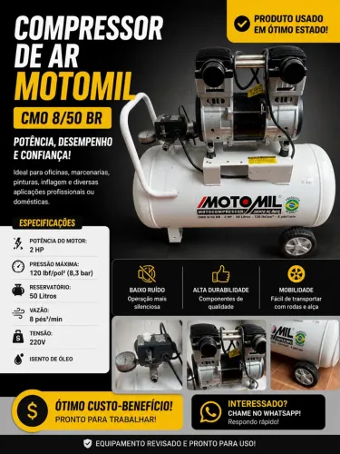 Compressor de ar isento de óleo odontológico 