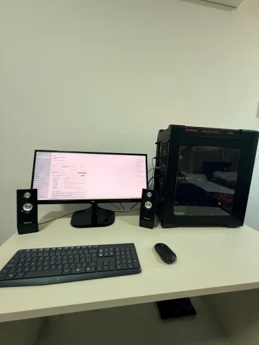 PC Gamer Ryzen 5 3600 + GTX 1660 Super 6GB + Monitor Ultrawide LG 25? ? Completo!