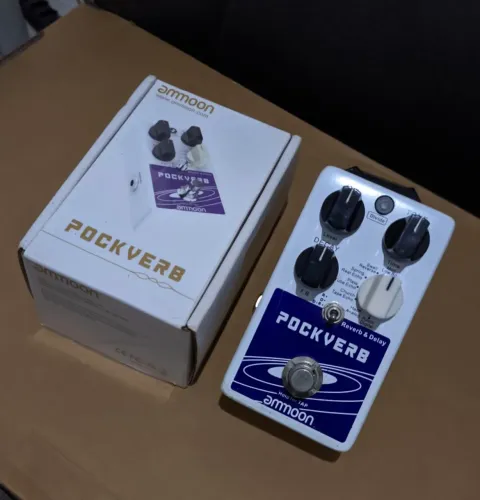 Ammoon Pockverb Delay + Reverb - Com Caixa