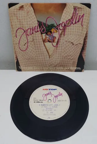 Lp Disco de Vinil - Compacto - Janis Joplin - USTOP 1981 Perfeito