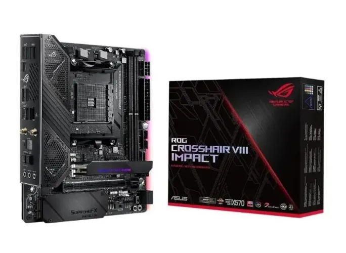 Placa Mãe Asus Rog Crosshair Impact VIII mini DTX x570