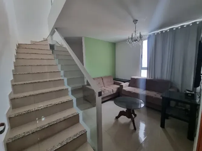 Cobertura Mobiliada com 3 quartos e 3 banheiros para alugar de 130m² no bairro Havaí BH/MG