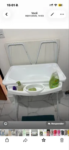 banheira com trocador