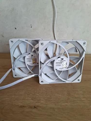 Kit 2 Fans 120mm Thermalright TL C12W PWM Branco