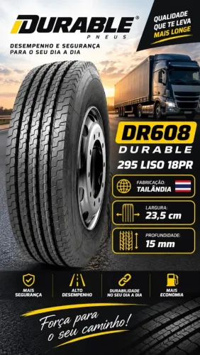Durable DR608 295 Liso 18PR
