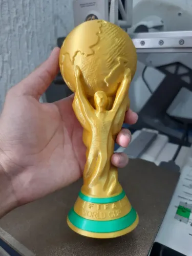 Taça Copa do Mundo 18cm Impressora 3D