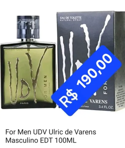 EAU DE TOILETTE FOR MEN UDV ULRIC DE VARENS 100ML