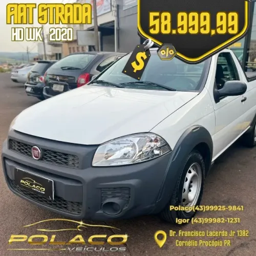 Fiat Strada Working Hard 1.4 Fire Flex 8V CS 2020