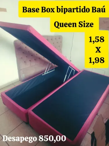 Base baú queen Size 1,58 por 1,98