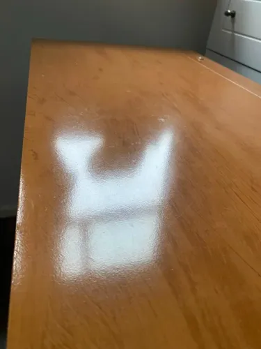 Mesa Compacta Dobrável com Estrutura de Metal - 88 cm