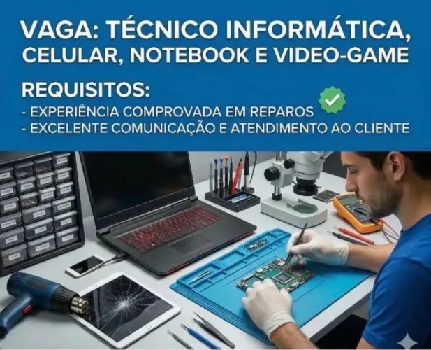 Vaga para técnico