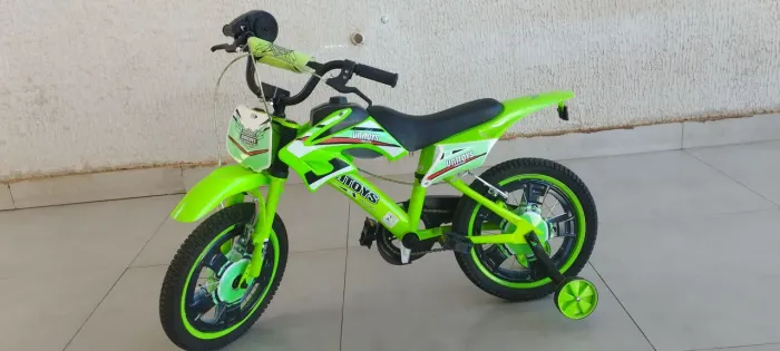 Bicicleta Infantil Moto Cross Aro 16 - Verde