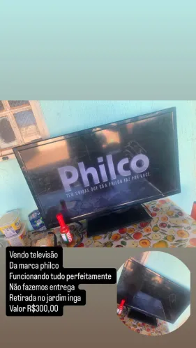 Televisão funcionando
