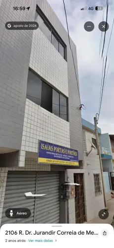 Alugo comércio no térreo é um apartamento sendo 1 e 2 andar.