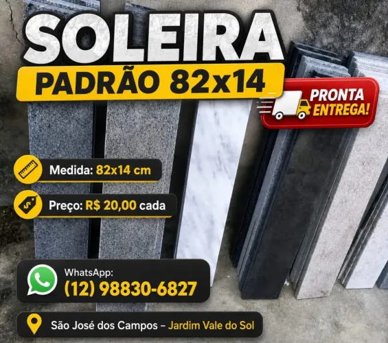VENDO SOLEIRA 82X14 PADRÃO PREÇO 20,00 CADA