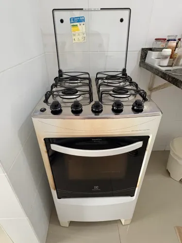 Fogão 4 Bocas 50SPB Branco - Eletrolux - Bivolt (LEIA)