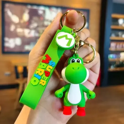 Chaveiro Geek Yoshi Figura Colecionável Anime (Super Mario)