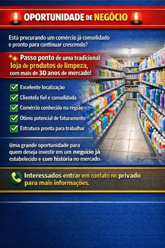 Passo o ponto de Comércio na região da Mooca