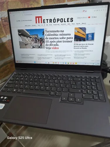 Notebook Gamer Legion i7-12700H, 8GB RAM, 512GB SSD, RTX 3060, Nota Fiscal