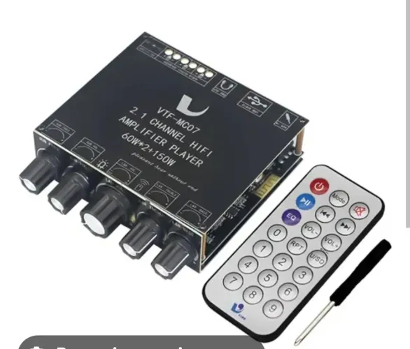 Aparelho Bluetooth co aplificador