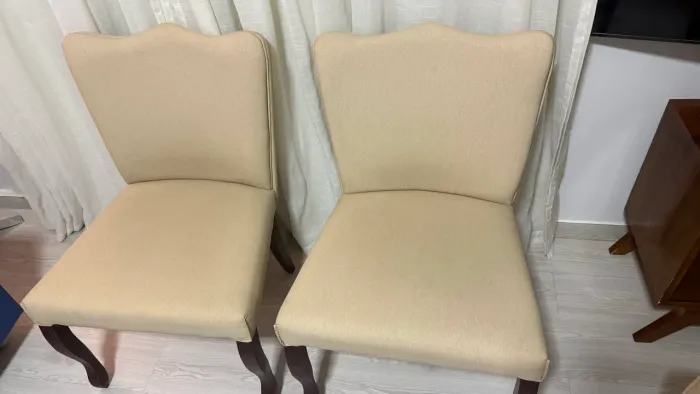 Poltronas Bege tecido Acqua bloc