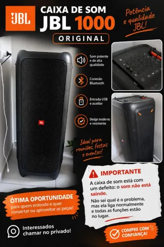 Caixa de som JBL1000