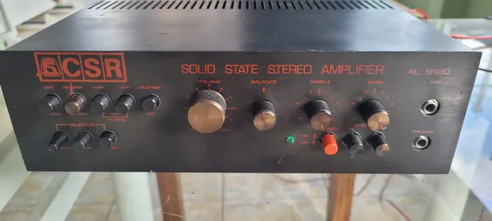 Amplificador CSR Solid State Stéreo  AL-9120.
