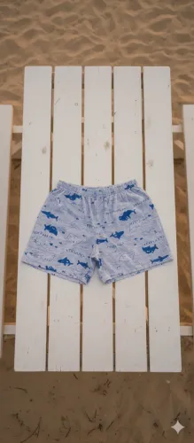 Short tactel tubarão
